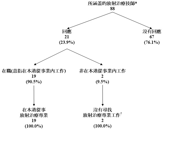 所涵蓋放射治療技師的經濟活動身分